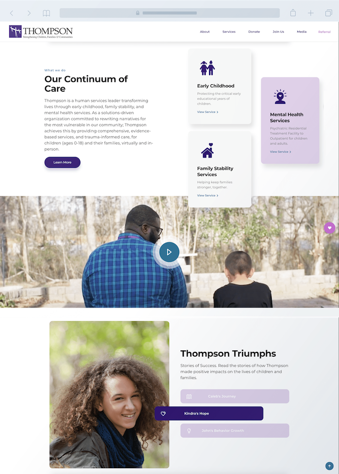 Lazarus-Charleston_Portfolio-Thompson_web_design